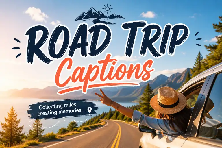 Road Trip Captions