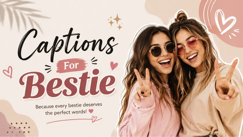 Captions For Bestie to Celebrate Your Forever Friendship