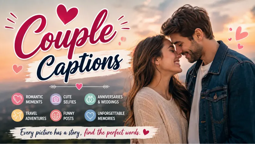 Couple Captions for Love, Laughter, and Beautiful Moments