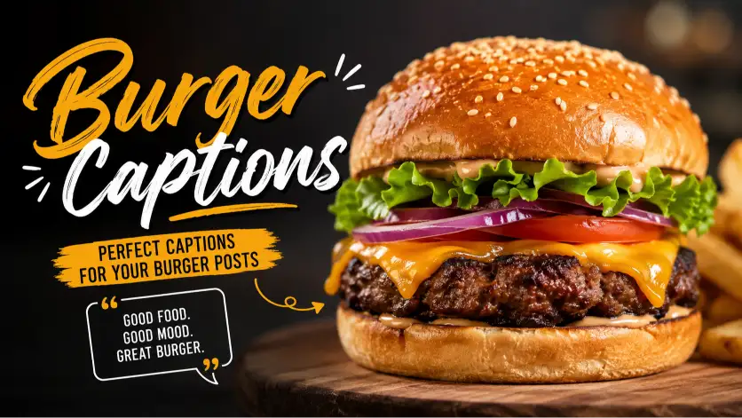 Delicious Burger Captions for Every Juicy Bite