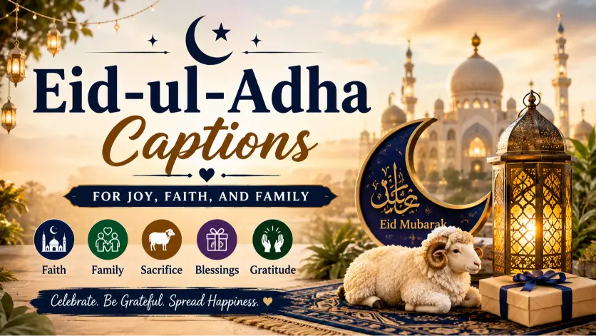 Eid-ul-Adha Captions for Joy, Faith, and Family
