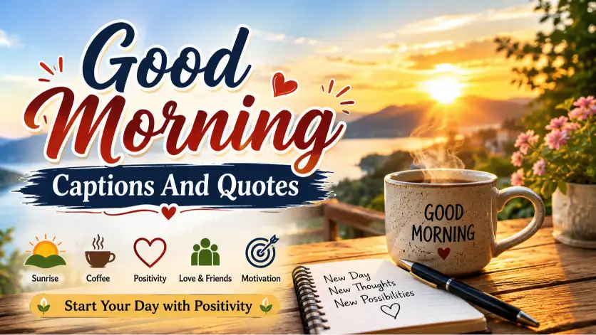 Good Morning Captions And Quotes to Brighten Your Day