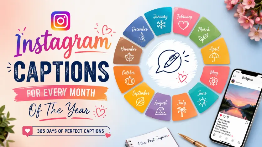 Instagram Captions For Every Month Of The Year