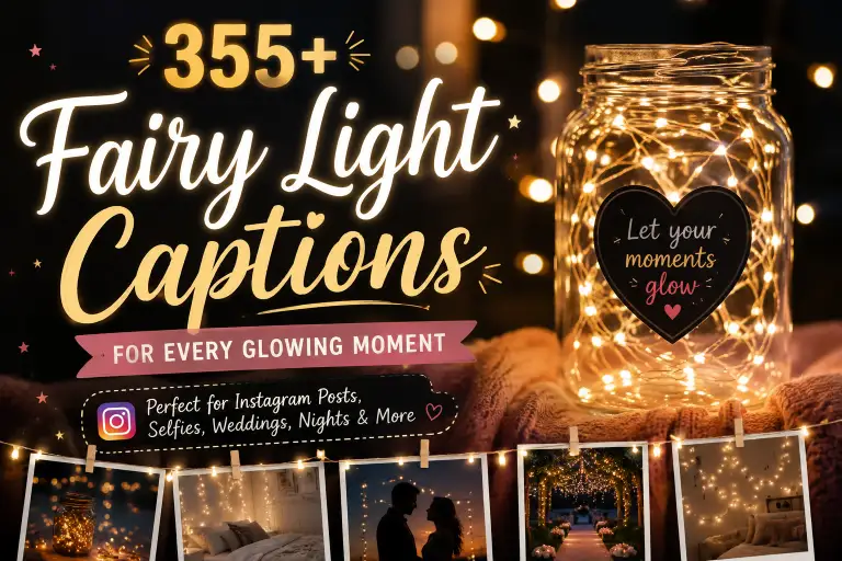 Magical Fairy Light Captions for Every Glowing Moment