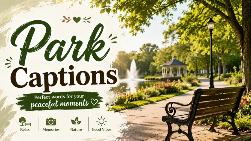 Creative Park Captions for Your Perfect Outdoor Moments