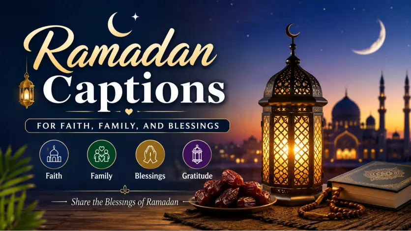 Ramadan Captions for Faith, Family, and Blessings