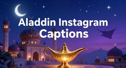 Magical Aladdin Instagram Captions for Your Arabian Nights