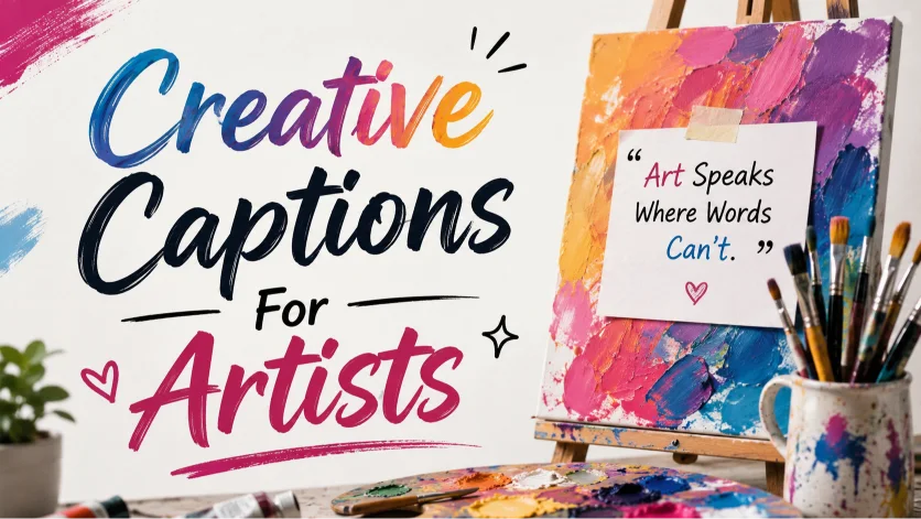 Creative Captions For Artists to Inspire Your Art