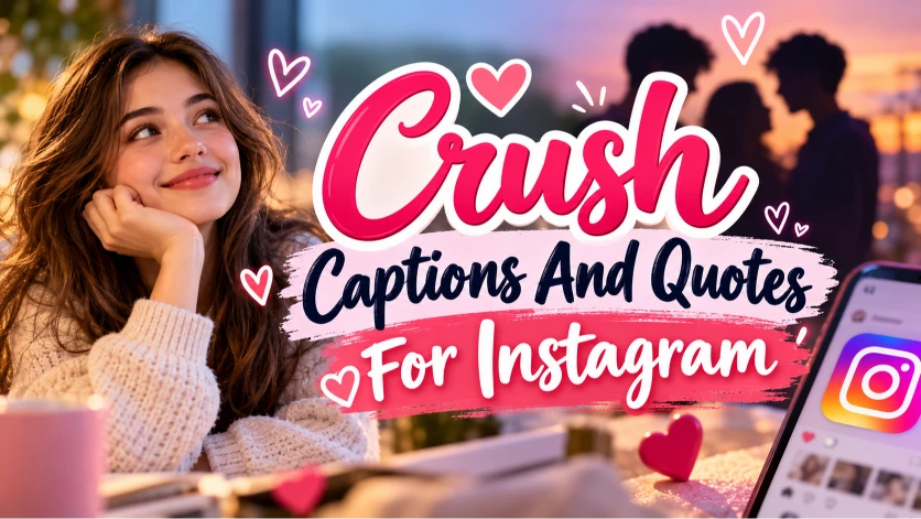 Crush Captions And Quotes For Instagram to Express Your Feelings