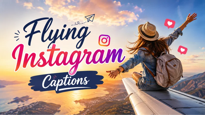Flying Instagram Captions to Make Your Photos Soar