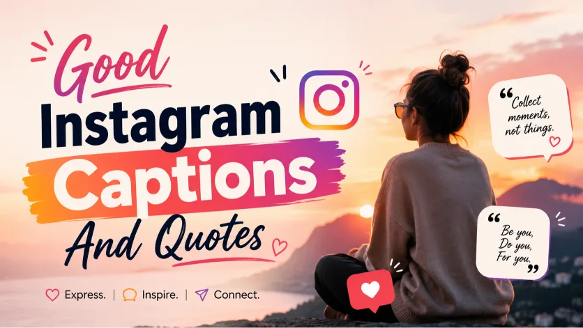 Good Instagram Captions And Quotes for Every Moment