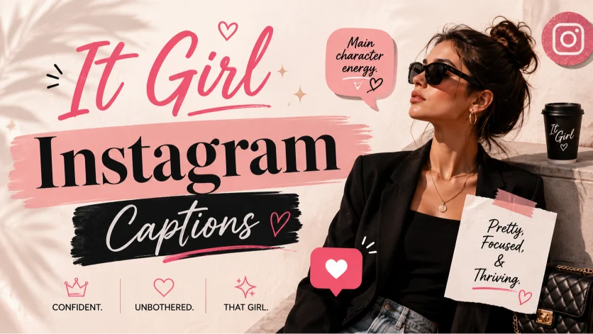 It Girl Instagram Captions for Your Best Looks