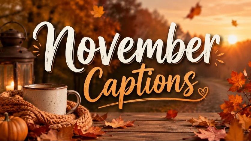 November Captions for Cozy Autumn Moments
