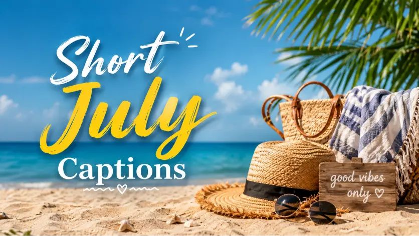 Short July Captions For Summer Memories And Festive Moments