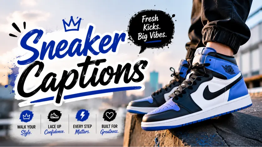 Sneaker Captions to Step Up Your Style Game