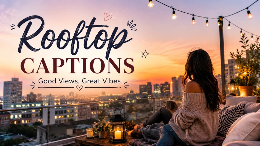Stunning Rooftop Captions for Sky-High Moments