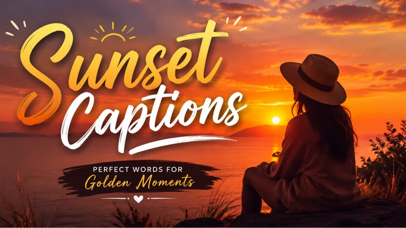 Stunning Sunset Captions for Golden Hour Moments