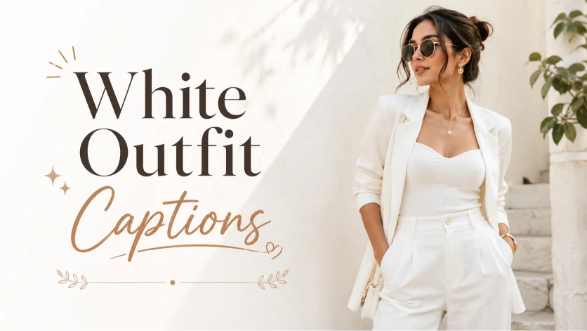 White Outfit Captions to Elevate Your Style